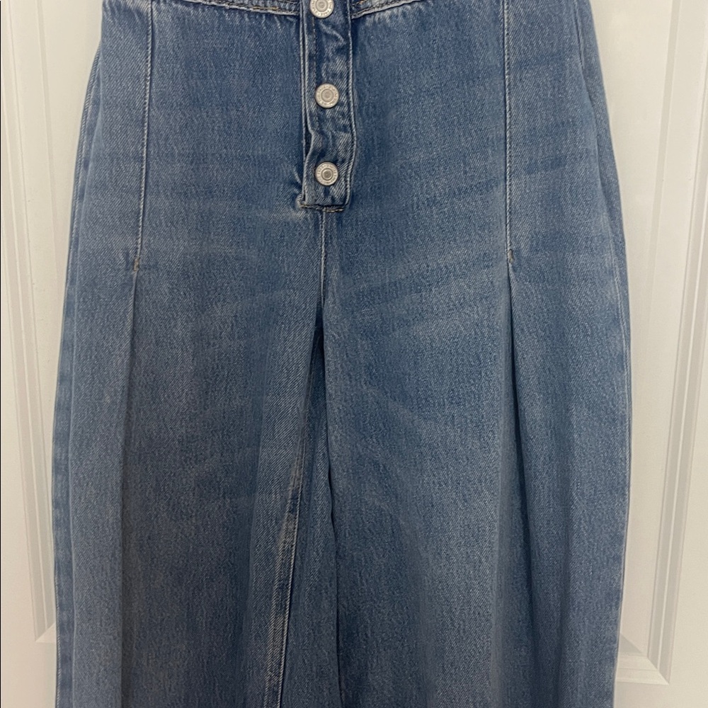 Free People CRVY Badlands Coverall We The Free Wide Leg Stagecoach Festival - Picture 10 of 13